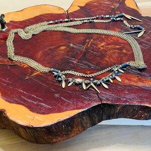 Silpada gold mesh versatile chain. May be worn as a necklace, belt or wrap brace